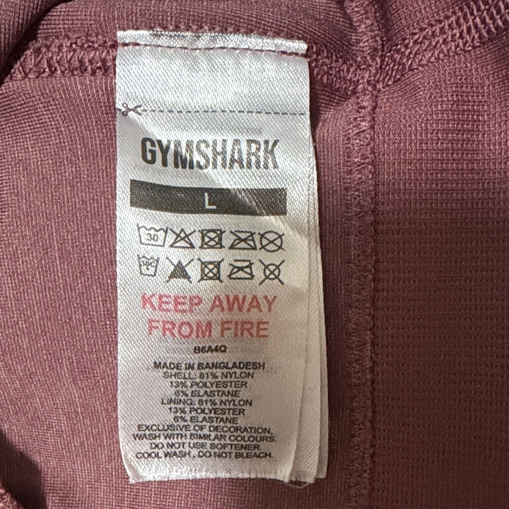 Gymshark Cross-Back Sports Bra - Maroon - Picture 2 of 4